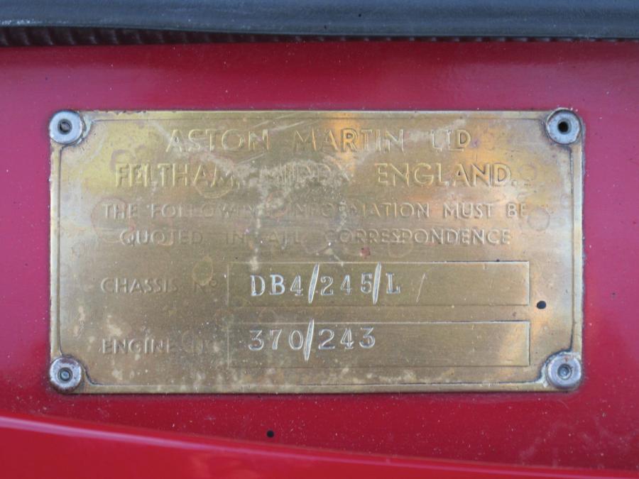  Aston Martin DB4 (245/L) 1960 года  (фото 2 из 19)